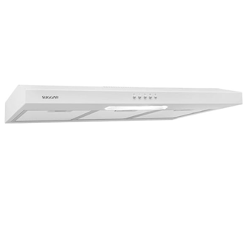 Suggar Depurador De Ar Slim 80Cm 3 Velecidades Branco